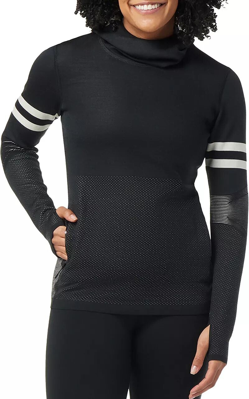 

Женский пуловер с капюшоном Smartwool Intraknit Merino Tech, черный