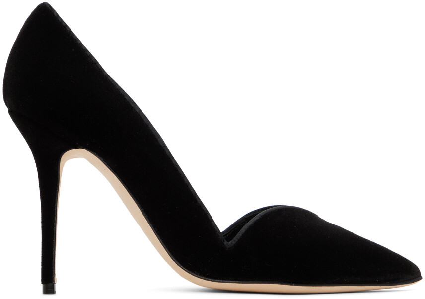 

Черные туфли на каблуке Sinbelahi Manolo Blahnik, Черный