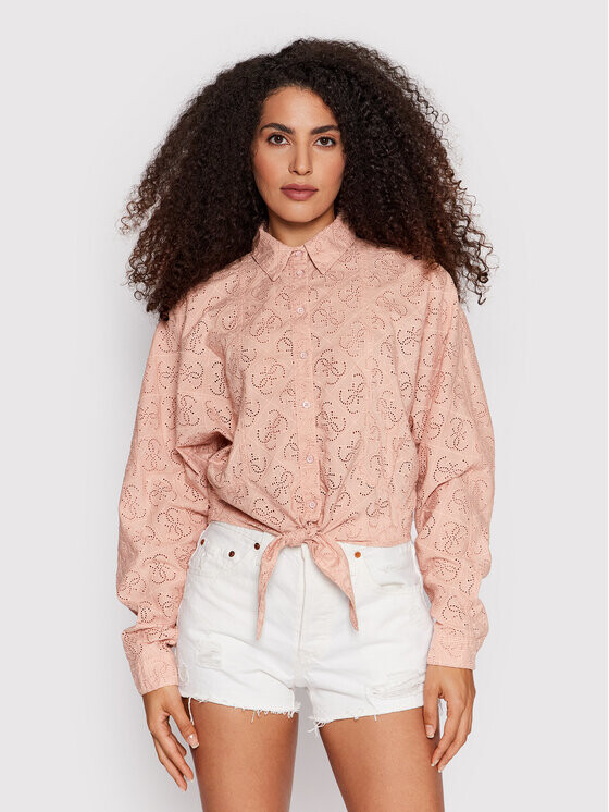 

Рубашка стандартного кроя Guess, розовый