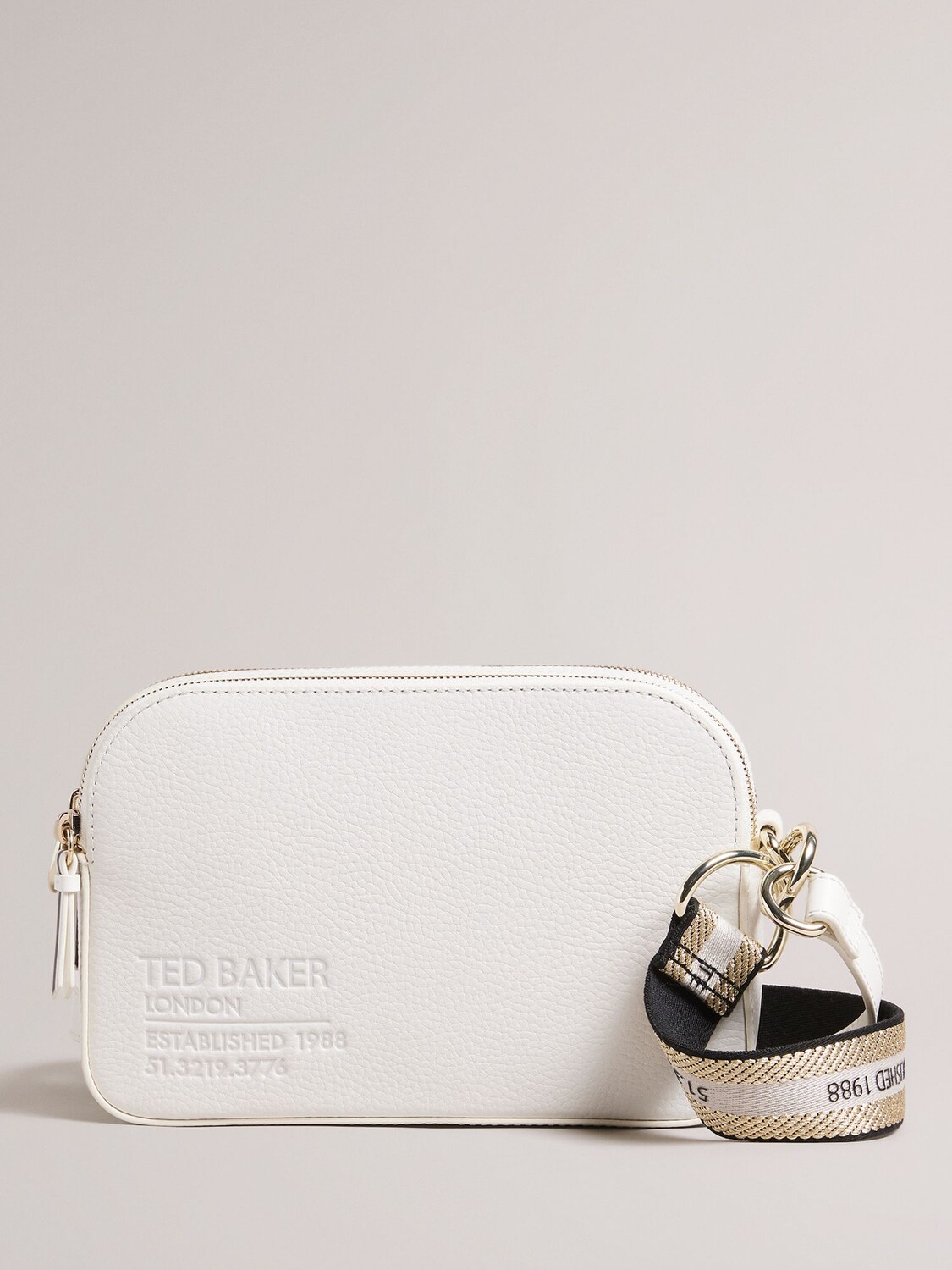 

Сумка для фотоаппарата с фирменной лямкой Ted Baker Dailiah, цвет экрю