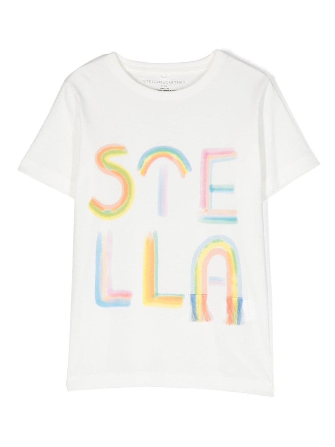 

Stella McCartney Kids футболка с логотипом, белый