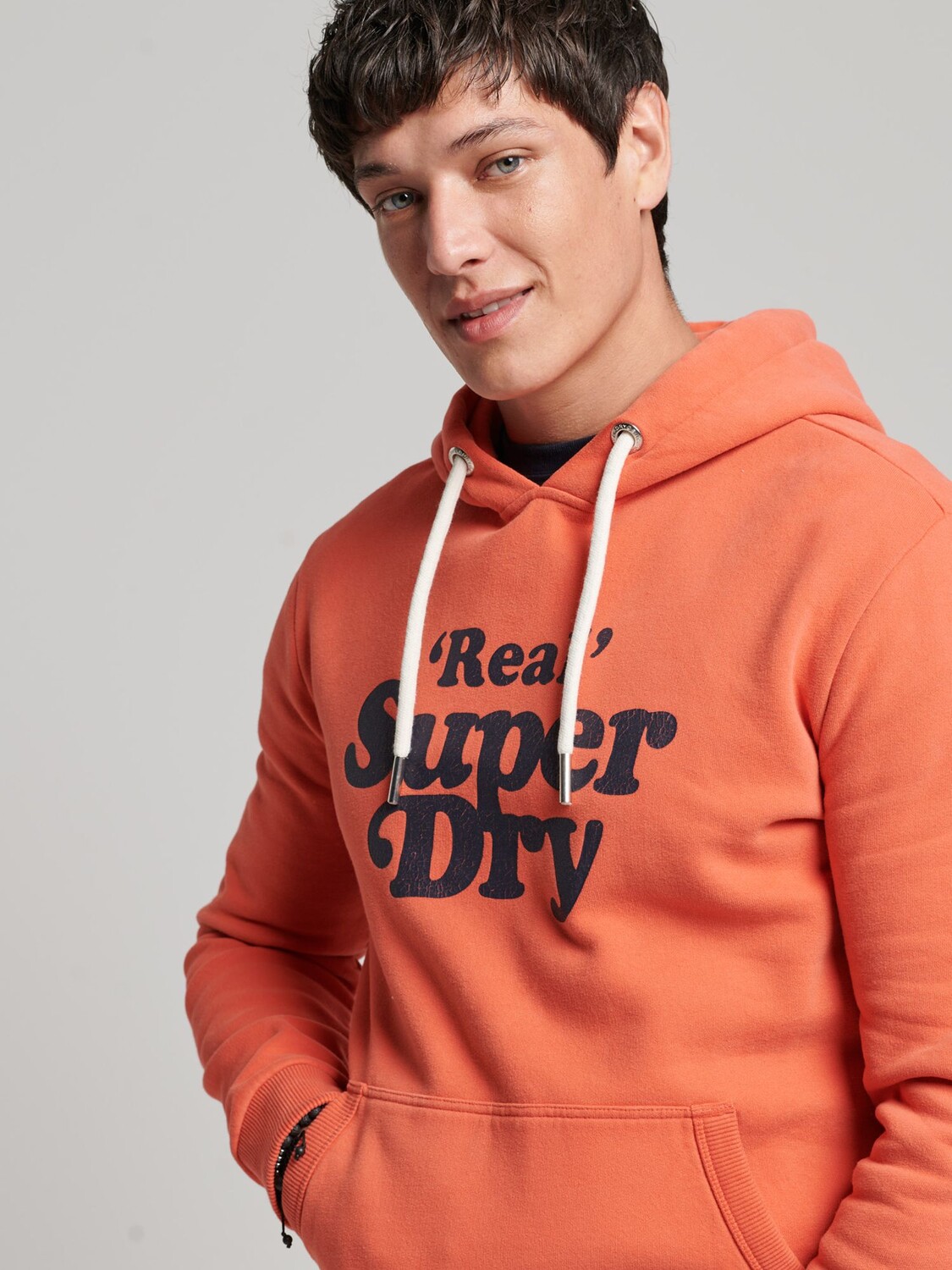 

Классическая толстовка Vintage Cooper Superdry, пряный коралл