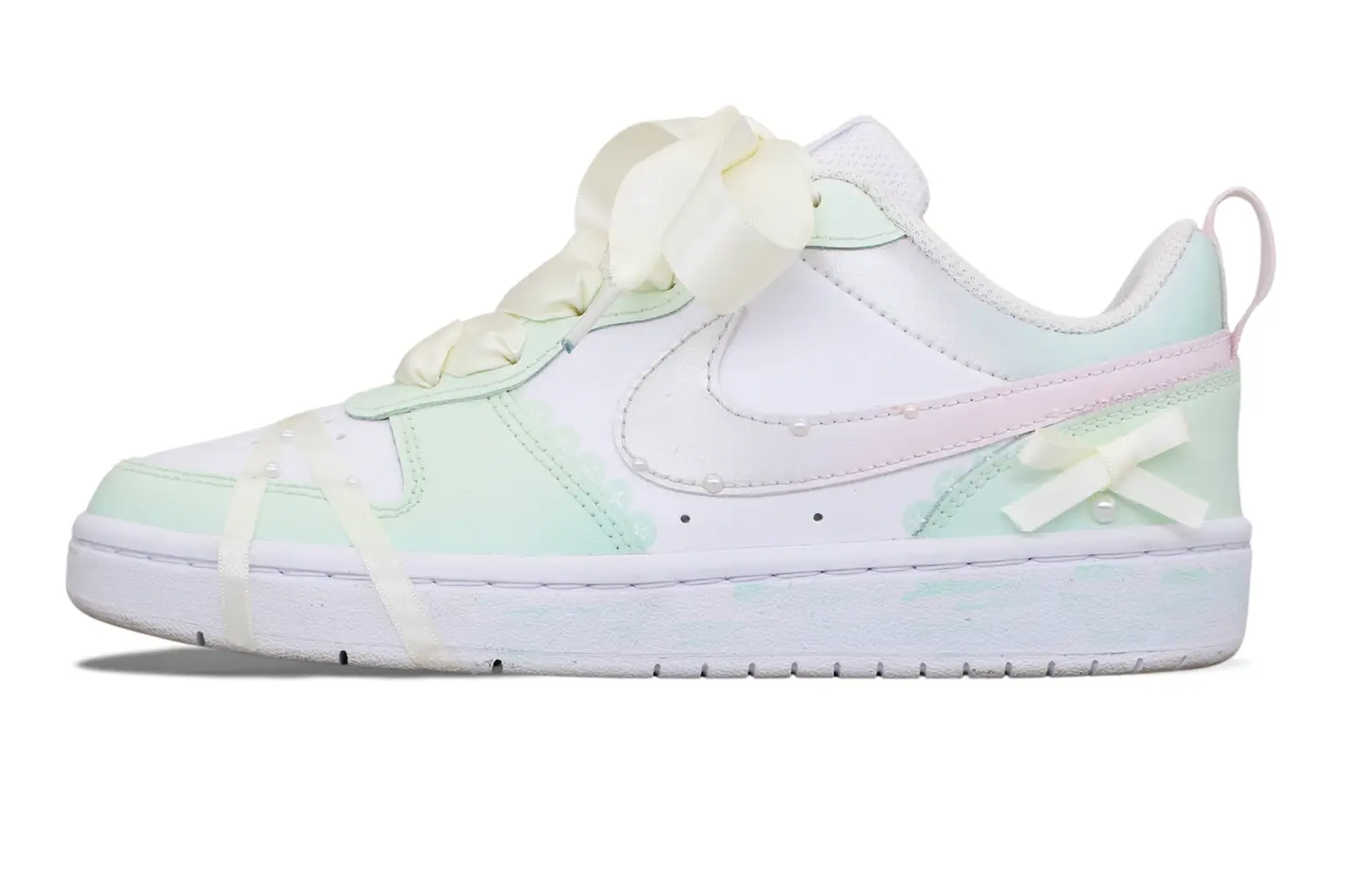 

Женские кроссовки для скейтбординга Nike Court Borough Low, Light Green