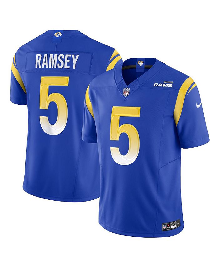 

Мужское джерси Jalen Ramsey Royal Los Angeles Rams Vapor FUSE Limited Nike, синий