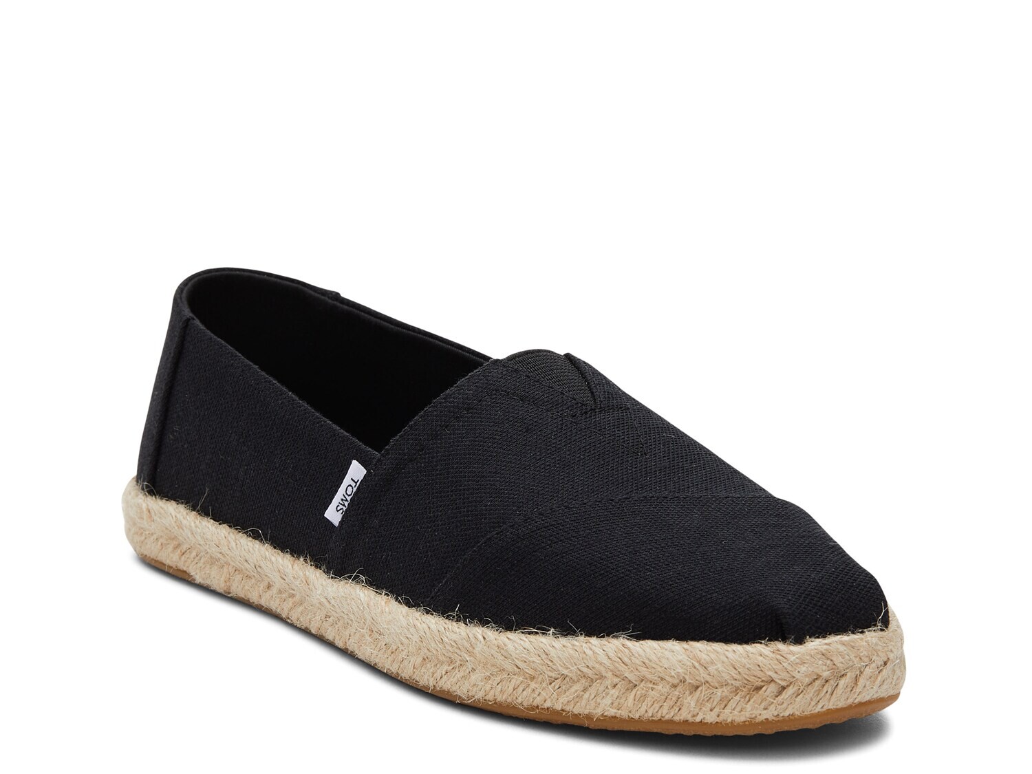 

Эспадрильи без шнуровки Alpargata Rope TOMS, черный