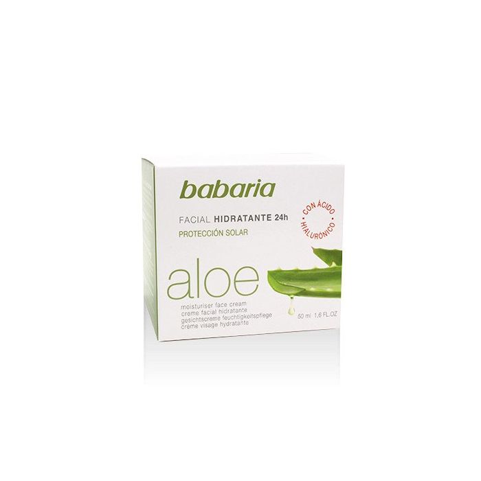 Крем для лица Aloe Vera Crema Facial Hidratante 24h Babaria, 50 ml цена и фото