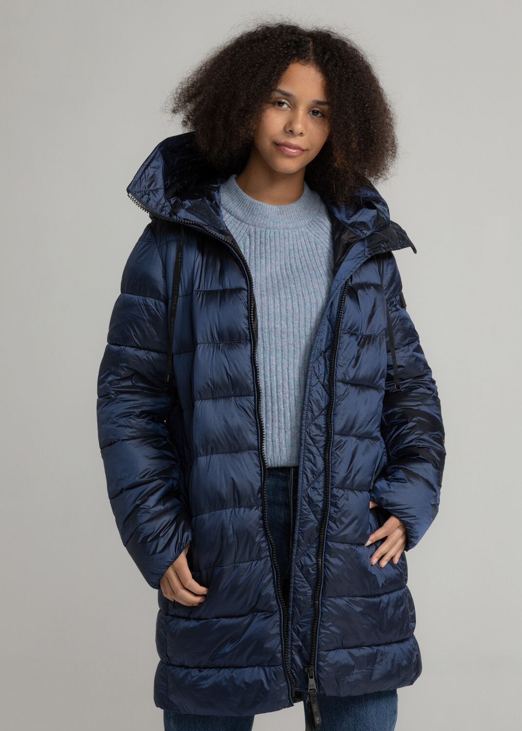 

Кожаная куртка MANISA Damen Zerodownmantel, синий