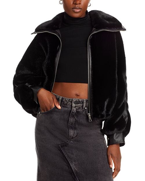 

Куртка из искусственного меха Essentiel Antwerp, цвет Black