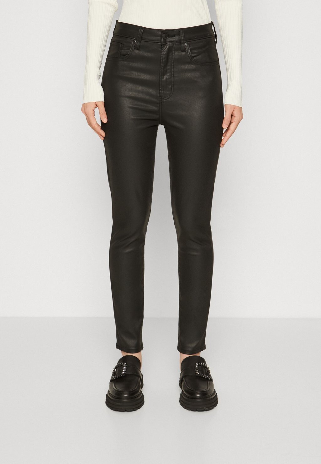 

Брюки Abercrombie & Fitch LOVE HIGH RISE, черный