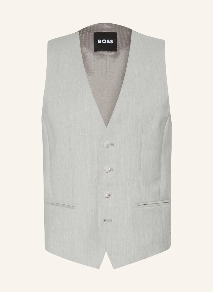 

Жилет для костюма huge slim fit Boss, серебряный
