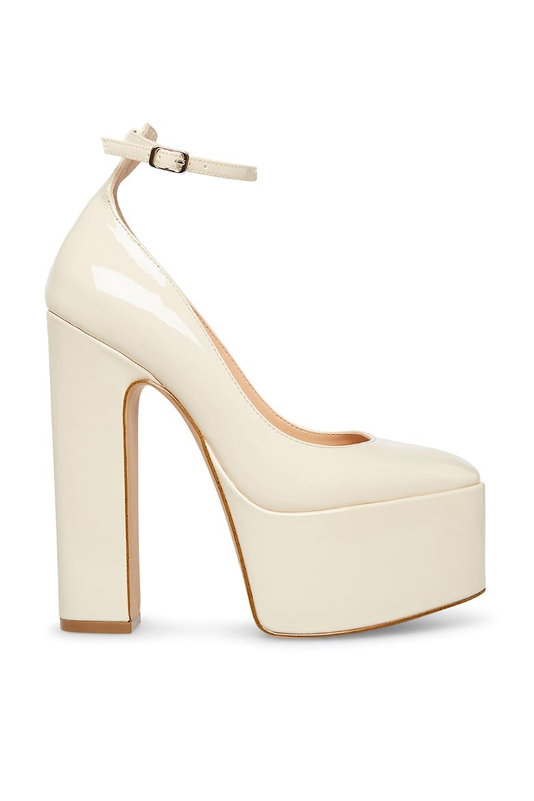 

Туфли с эффектом лаковой кожи Steve Madden, белый