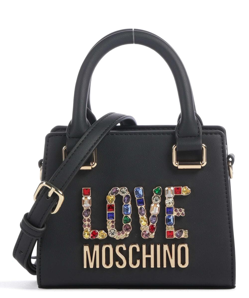 

Сумка через плечо со стразами из искусственной кожи Love Moschino, черный