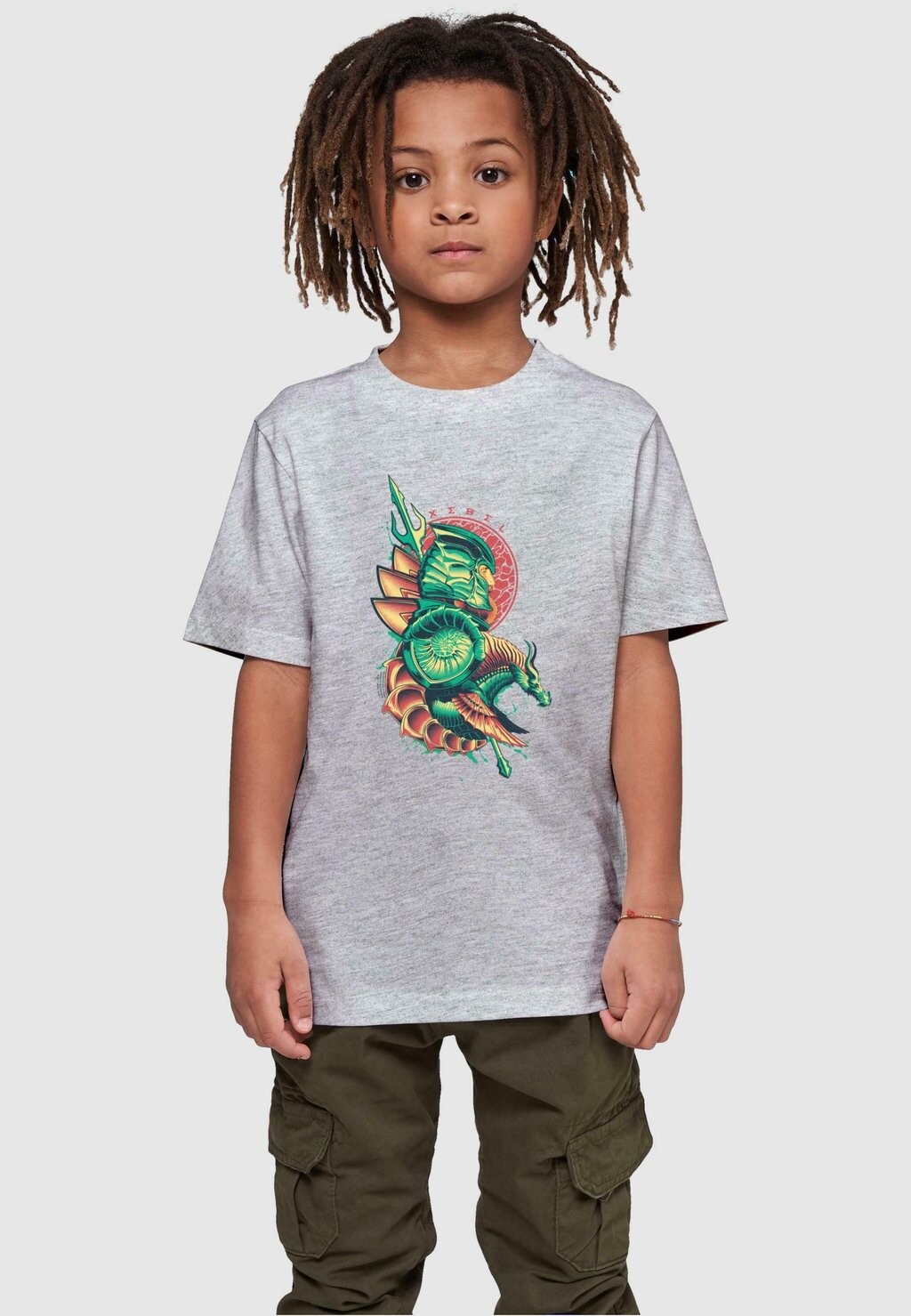 

Футболка с принтом AQUAMAN XEBEL CREST ABSOLUTE CULT, цвет heather grey