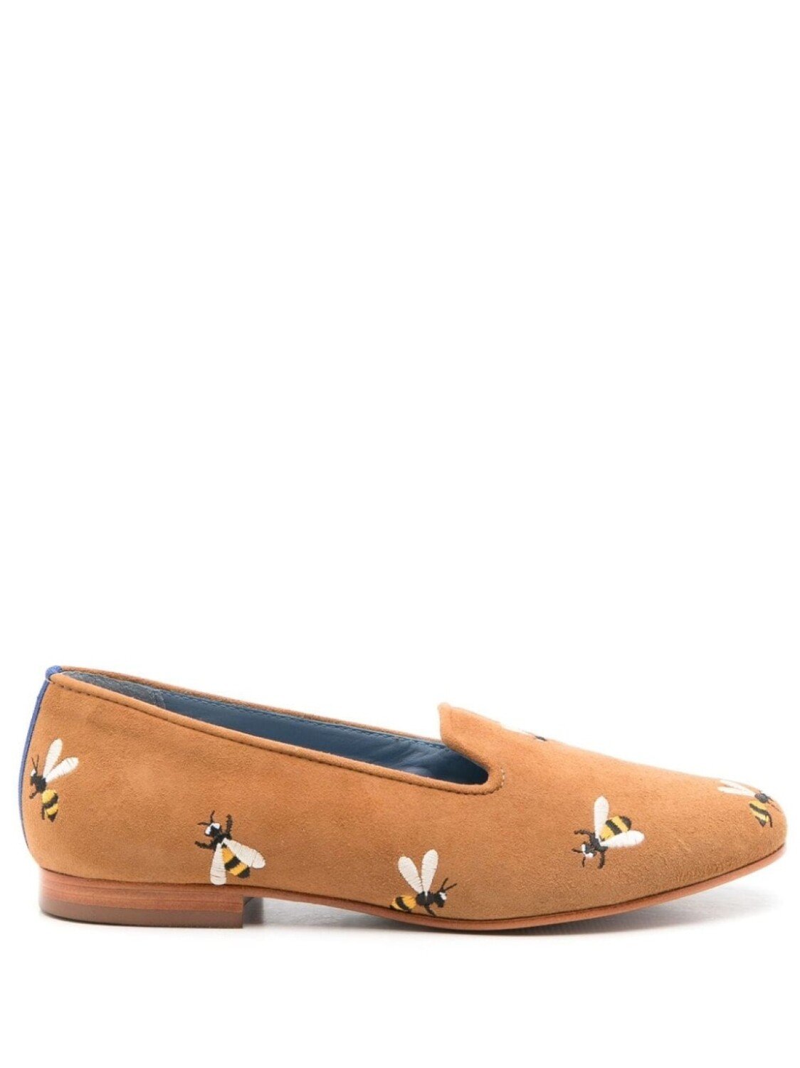 

Blue Bird Shoes лоферы Hive с вышивкой, коричневый