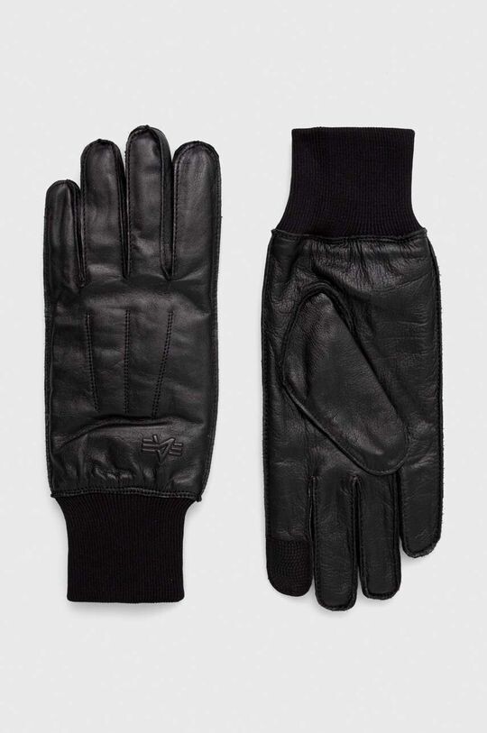 

Кожаные перчатки Alpha Industries, черный