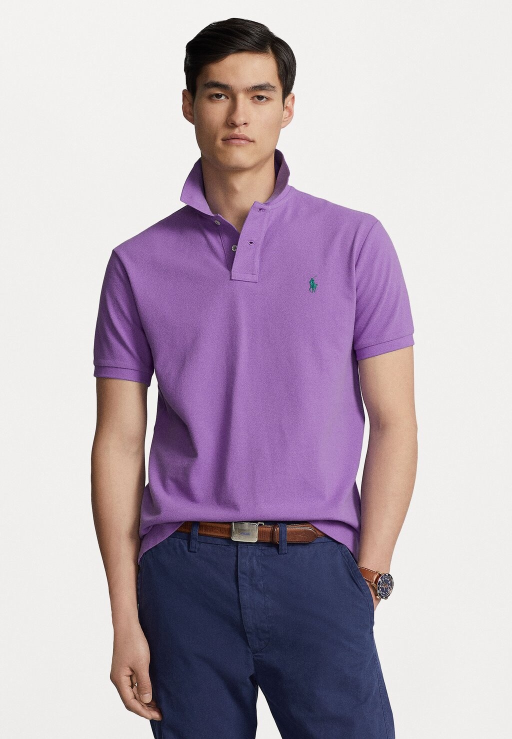 

Поло КОРОТКИЙ РУКАВ Polo Ralph Lauren, весенний фиолетовый