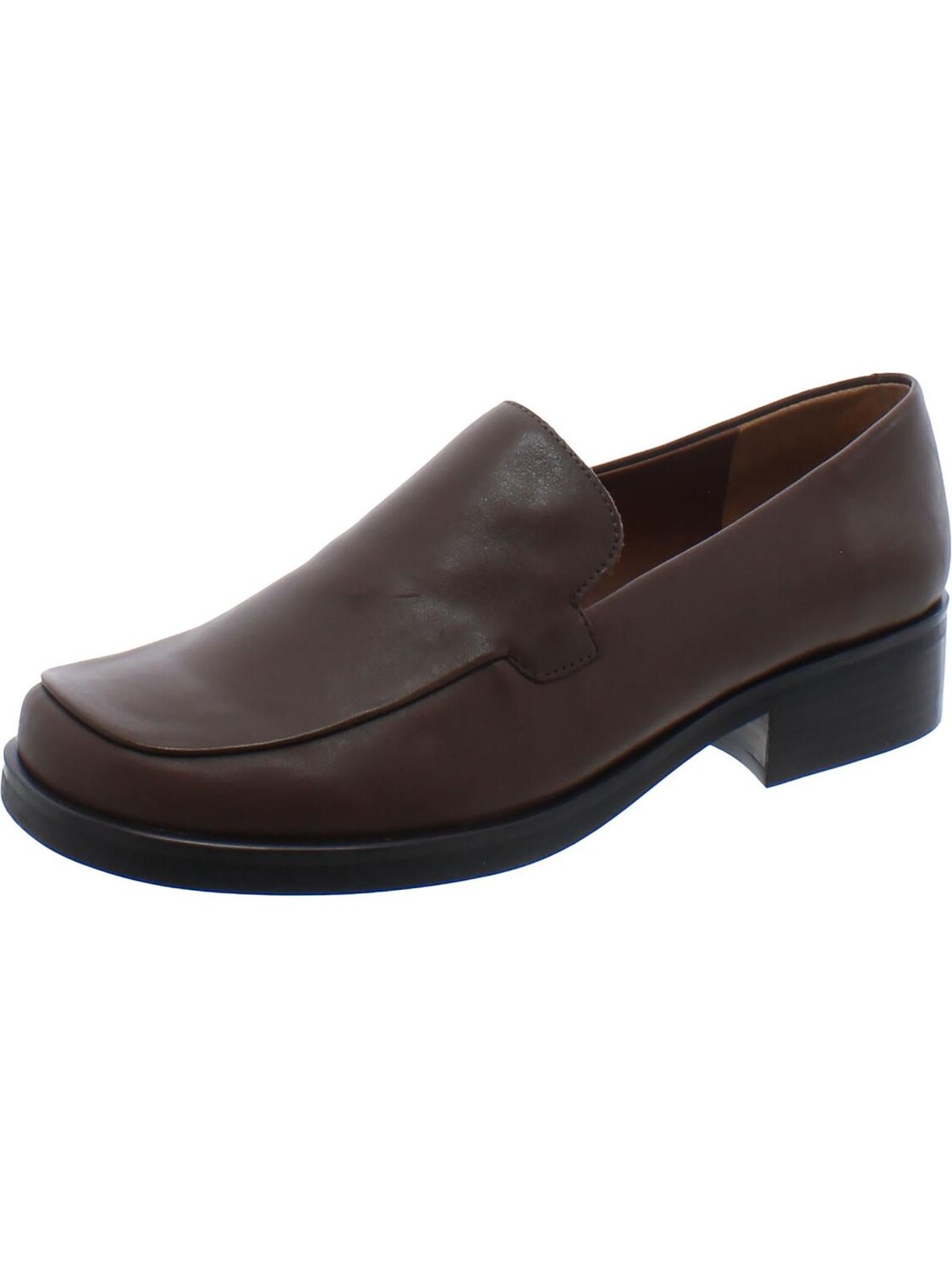 

Женские кожаные лоферы без шнуровки Eda Sarto Franco Sarto, цвет Brown Leather