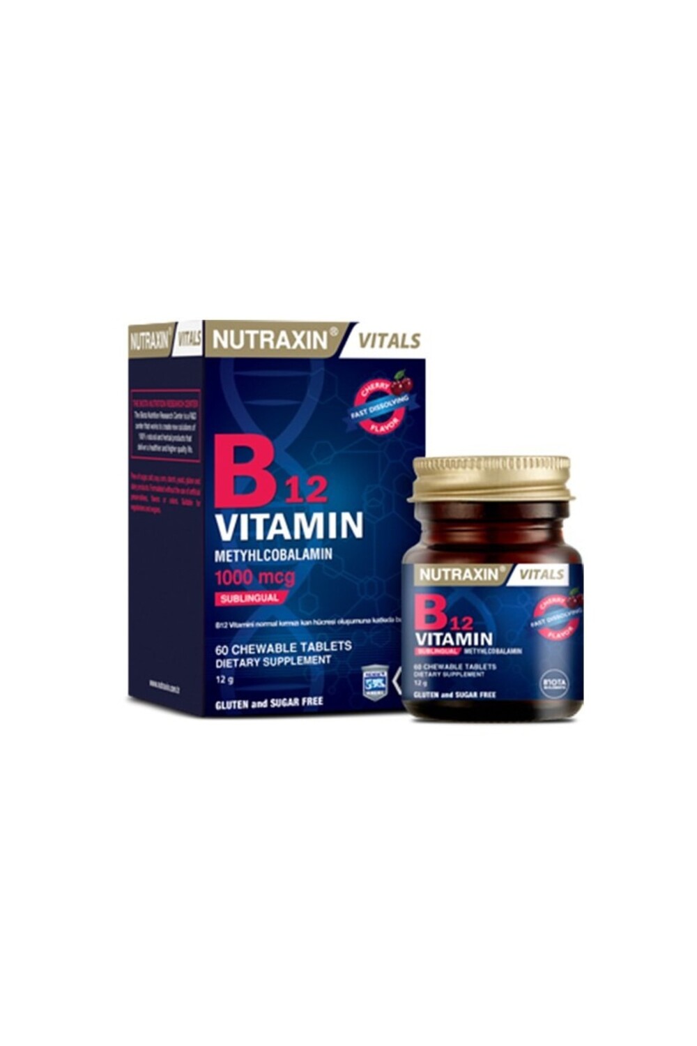 

Nutraxin Витамин B12 60 таблеток