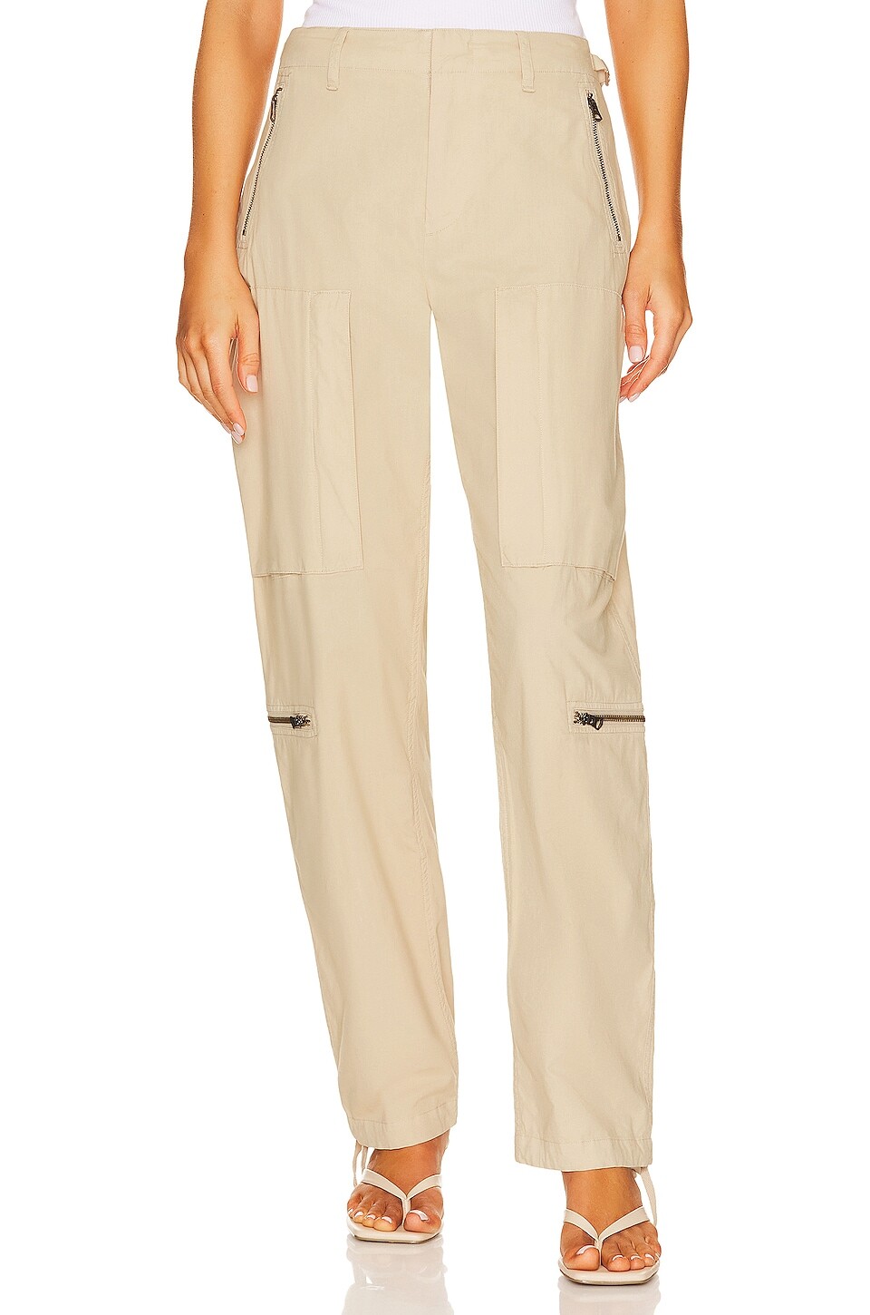 

Брюки Rag & Bone Kai Flight, бежевый