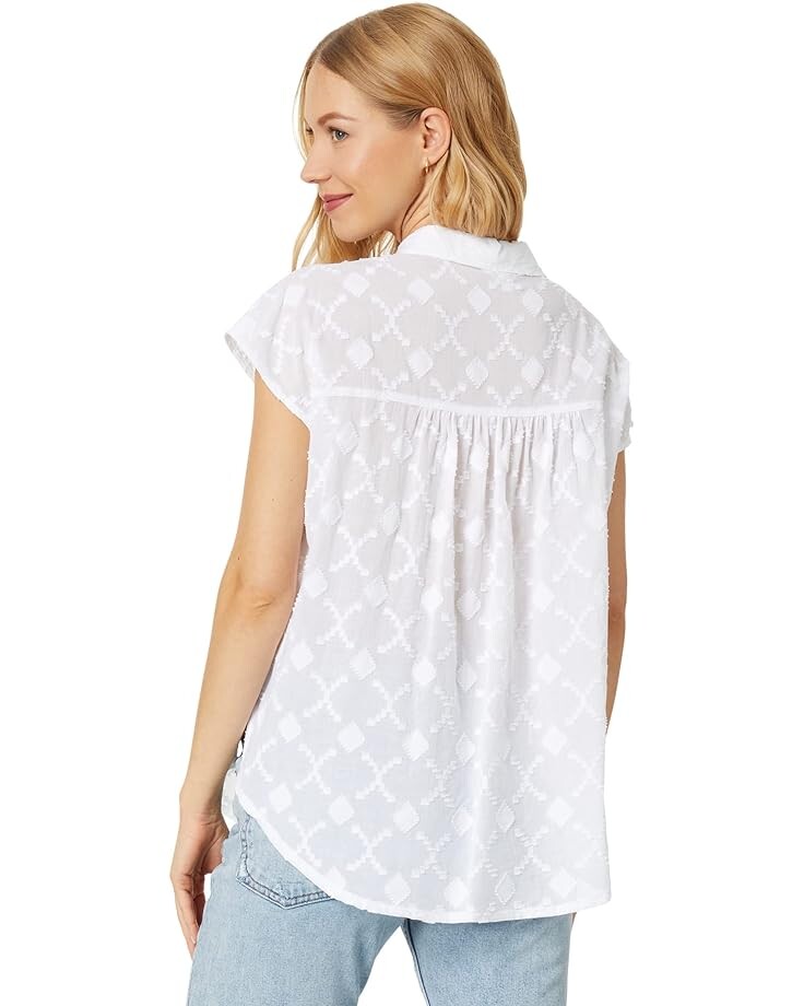 

Рубашка Splendid Olivia Shorts Sleeve Shirt, белый