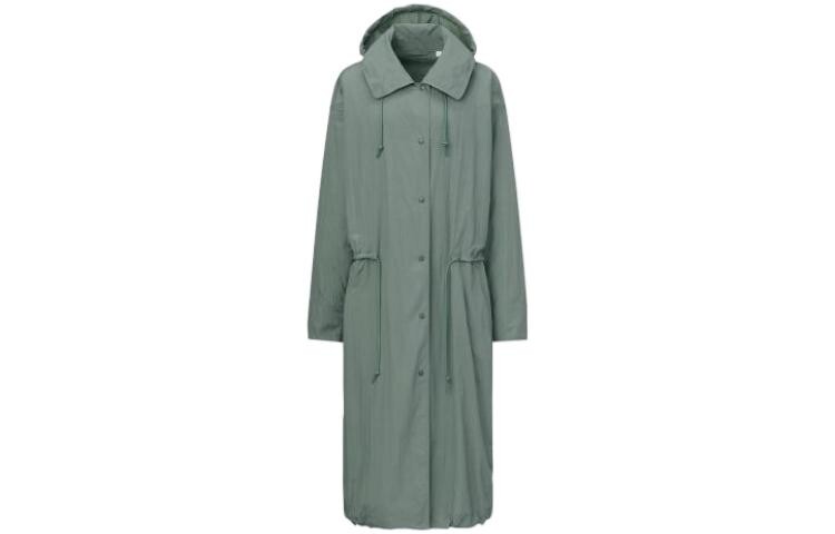 

Пальто женское зеленое Uniqlo