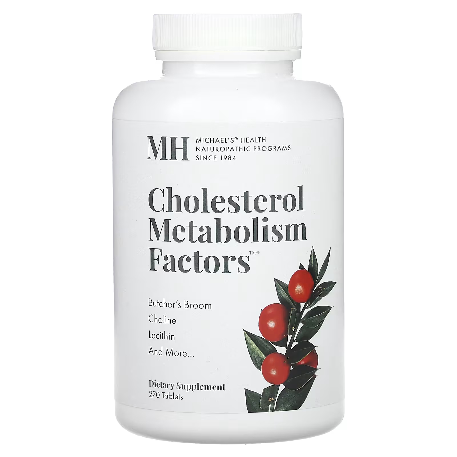 Пищевая добавка Michael's Naturopathic Cholesterol Metabolism Factors, 270 таблеток пищевая добавка michael s naturopathic prostate factors 120 вегетарианских таблеток