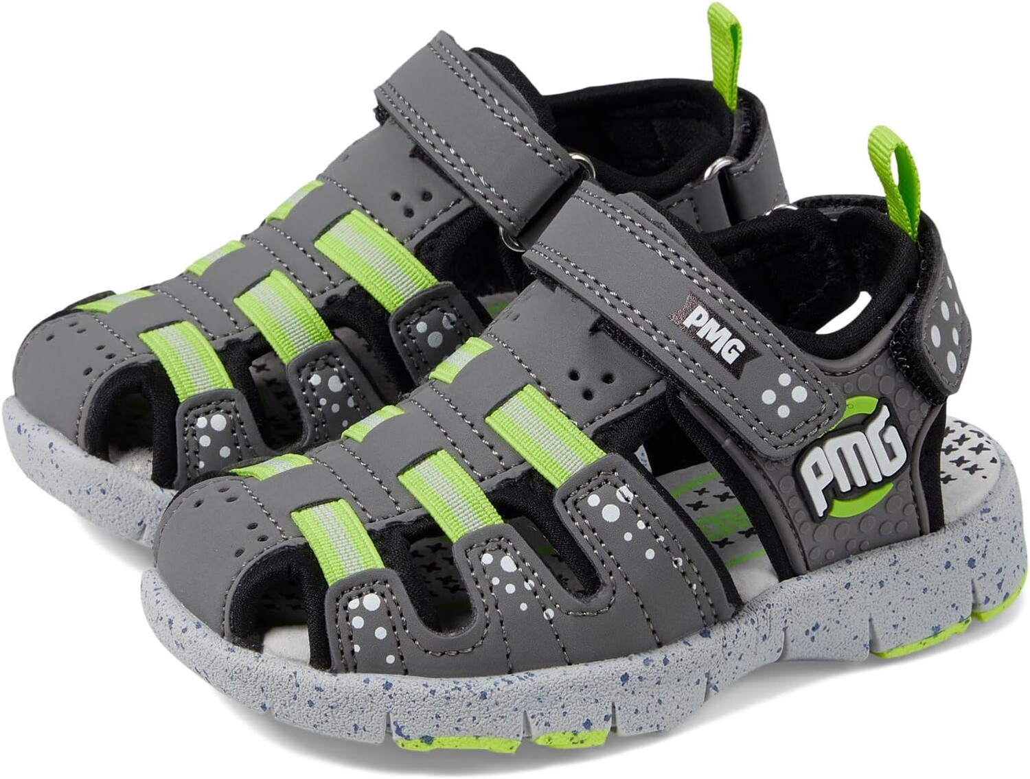 

Сандалии 39719 Primigi, цвет Grey/Black/Lime