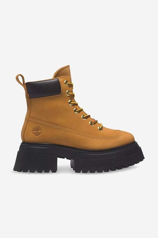 

Замшевые ботильоны на шнуровке Sky 6 IN Timberland, коричневый