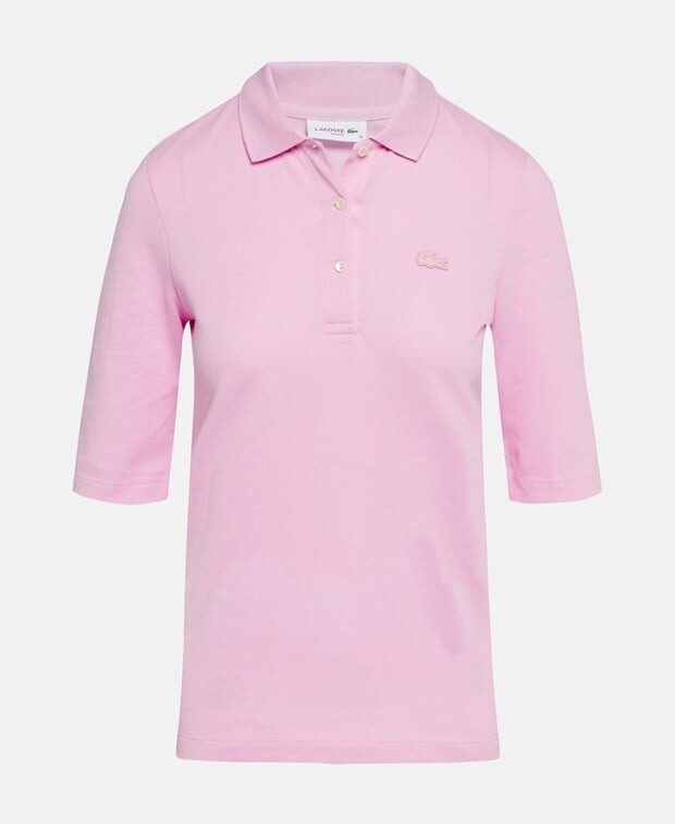 

Рубашка-поло из пике Lacoste, светло-розовый
