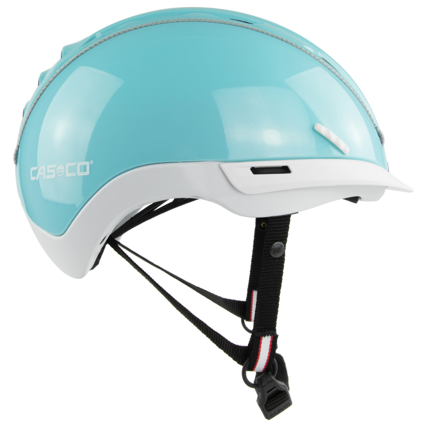 Велосипедный шлем Casco Roadster, цвет Light Blue/White