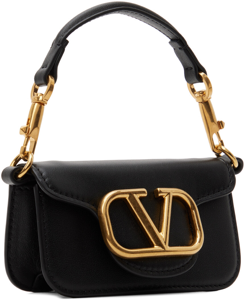 

Черный Микро Лок Сумка Valentino Garavani