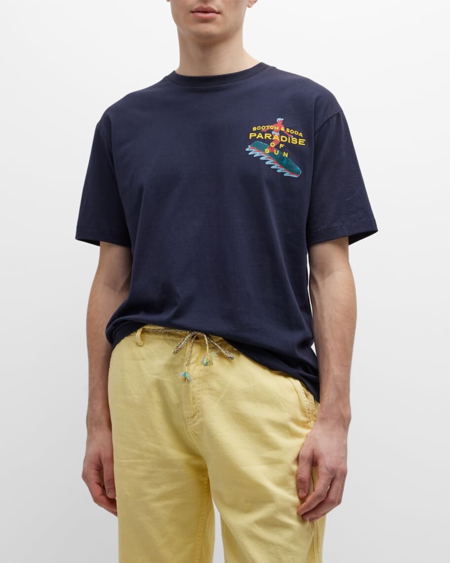 

Мужская футболка с вышивкой Scotch & Soda