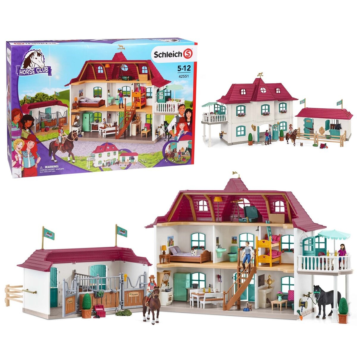 

SLH42551 Schleich Horse Club - Lakeside Stud Estate, статуэтка для детей 5+