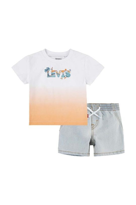 

Levi's Хлопковый детский комплект, оранжевый