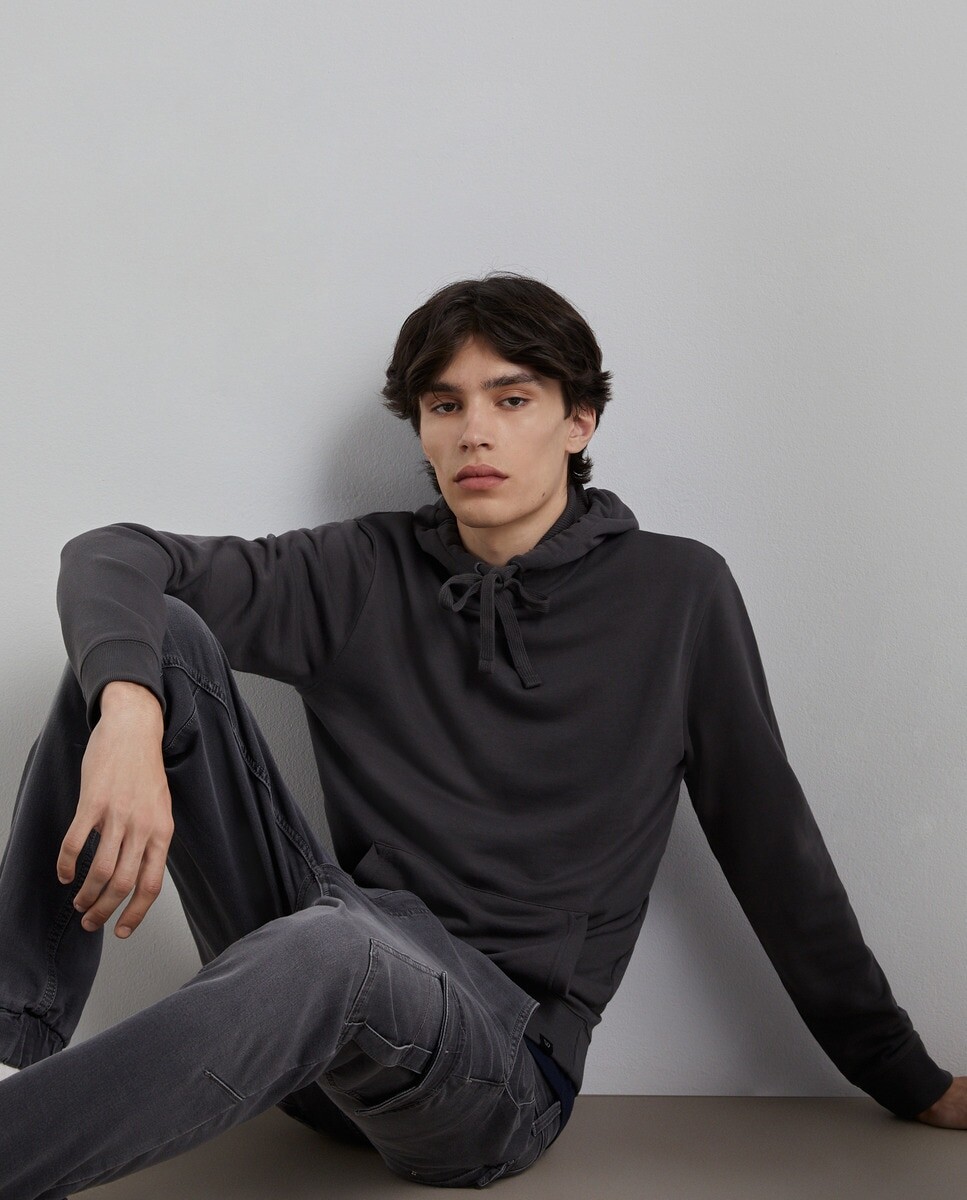 

Мужская толстовка с карманом-кенгуру Easy Wear, темно-серый