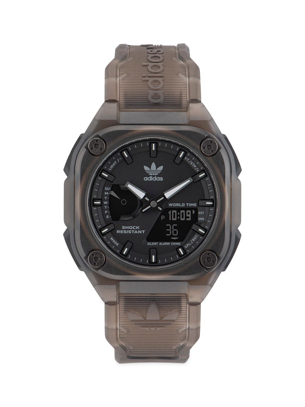 

Силиконовые часы City Tech One adidas, серый