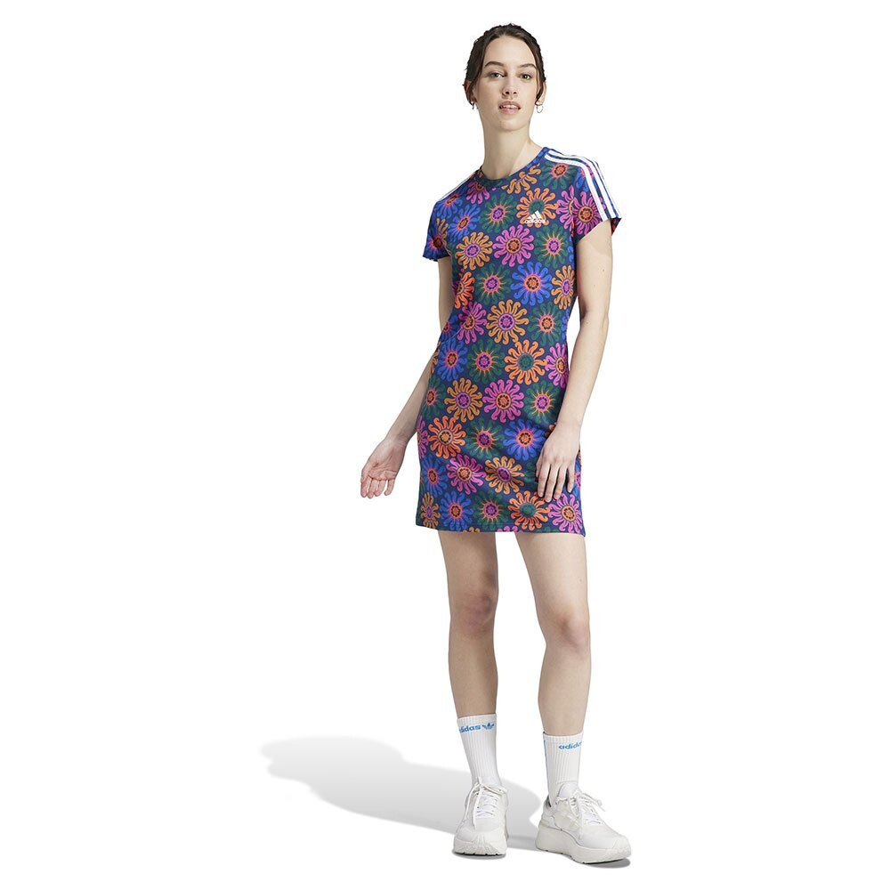 

Платье adidas X Farm Rio Slim, разноцветный