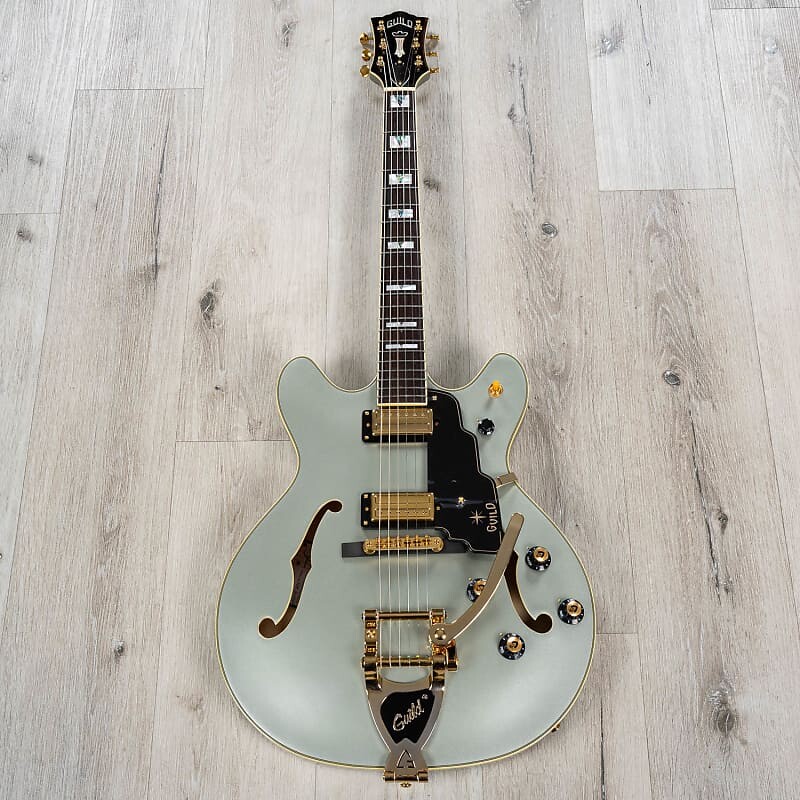 

Электрогитара Guild Starfire VI Semi-Hollow Guitar, Ebony Fretboard, Shoreline Mist