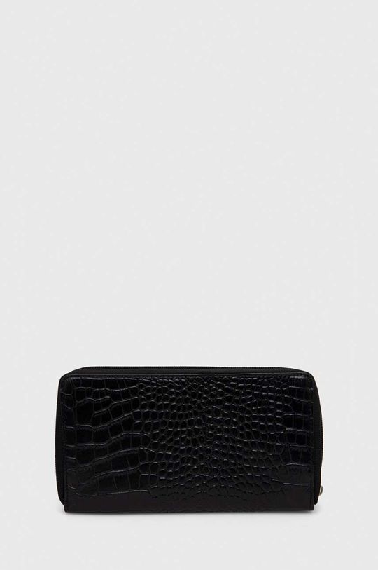 Кожаный кошелек Answear Lab, черный