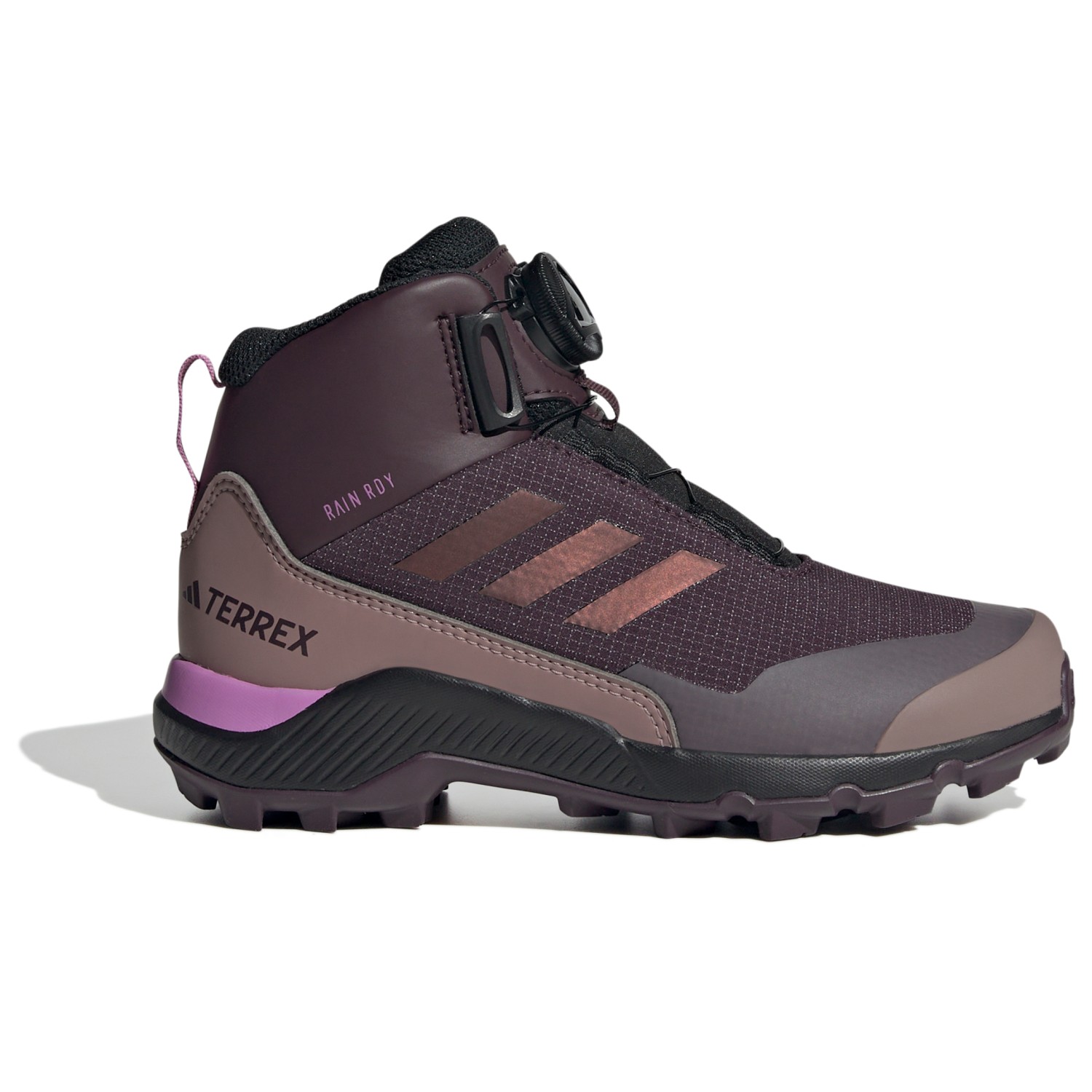 

Зимние ботинки Adidas Terrex Kid's Terrex Winter Mid Boa Rain Ready, цвет Shadow Maroon/Wonder Red/Pulse Lilla