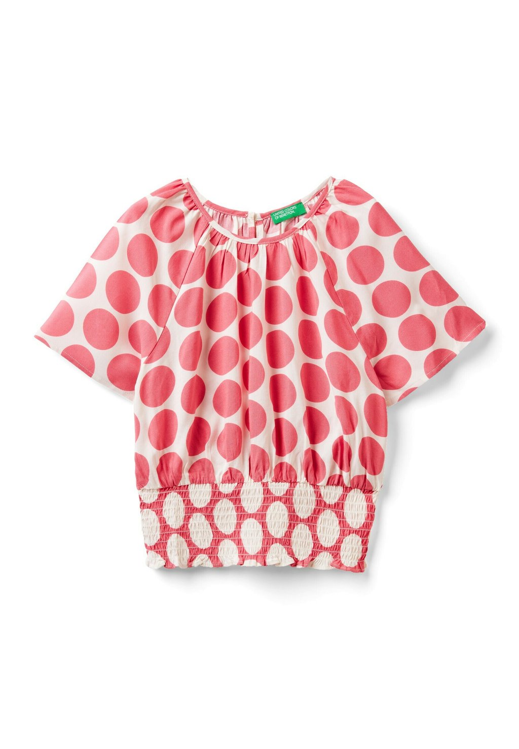 

Блузка Flowy Polka Dot United Colors of Benetton, розовый