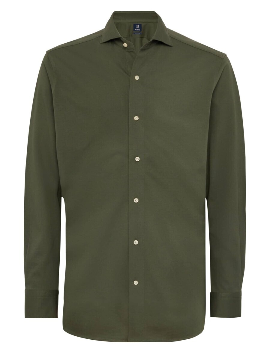 

Рубашка Boggi Milano Regular fit Button Up, темно-зеленый