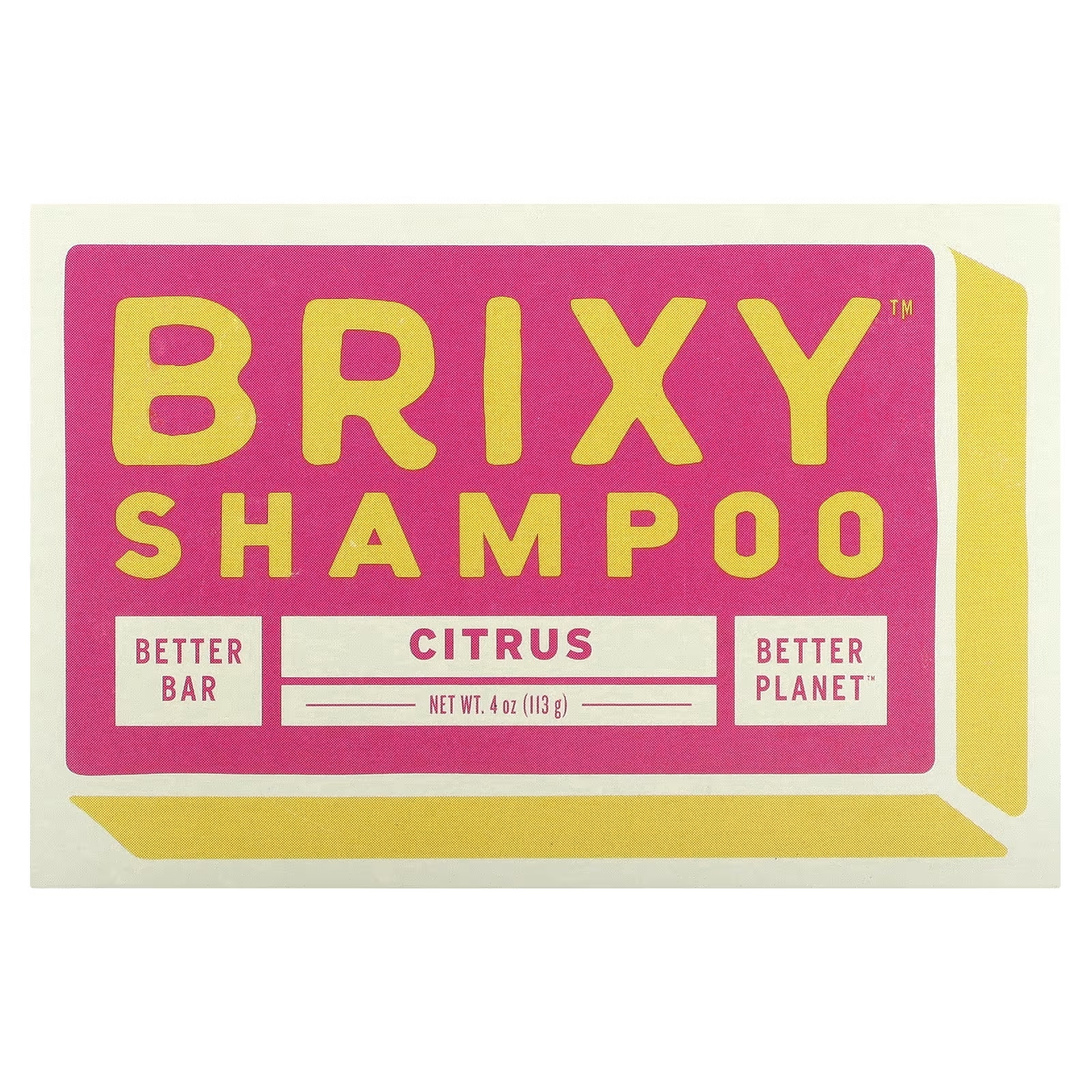 Шампунь Brixy Citrus, 113 г батончик кондиционер для мытья тела brixy цитрус 113 г