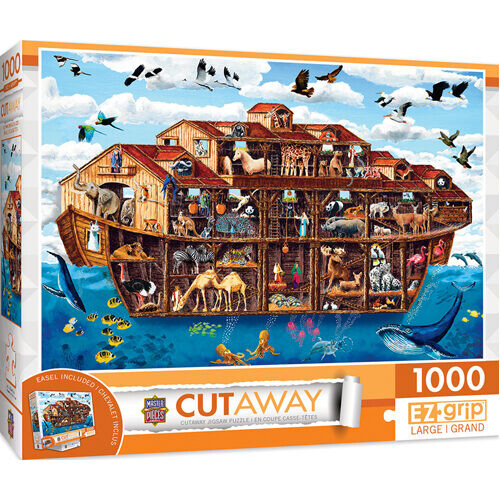 

Пазл Masterpieces Puzzle: Cutaway Noah’S Ark Ez Grip Puzzle – 1000 Pieces