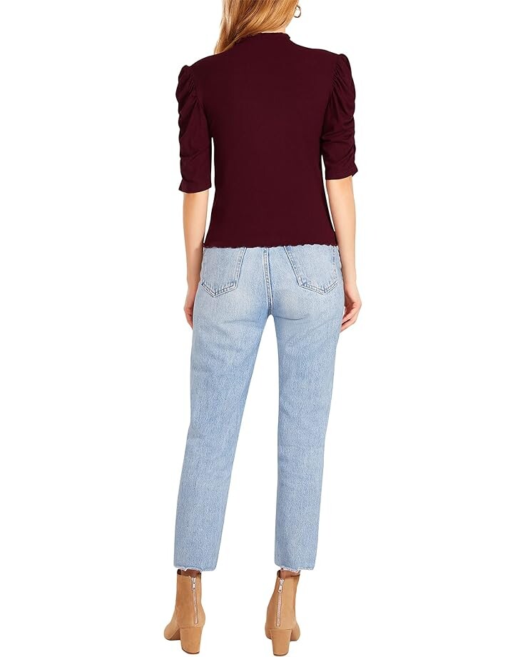 

Топ Steve Madden Puff Love Top, цвет Port