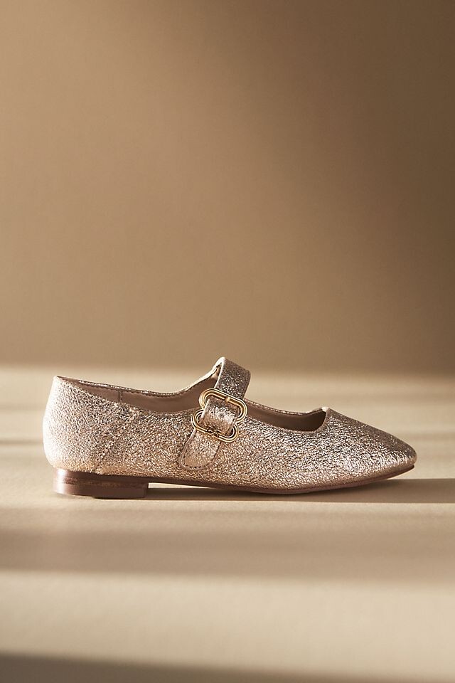 

Балетки Sam Edelman Michaela Mary Janes Kids, золотистый