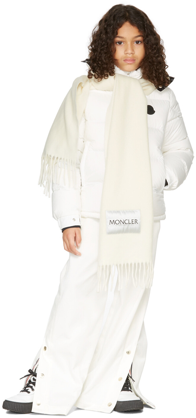 

Детские бежевые хлопковые брюки Бежевые Moncler Enfant