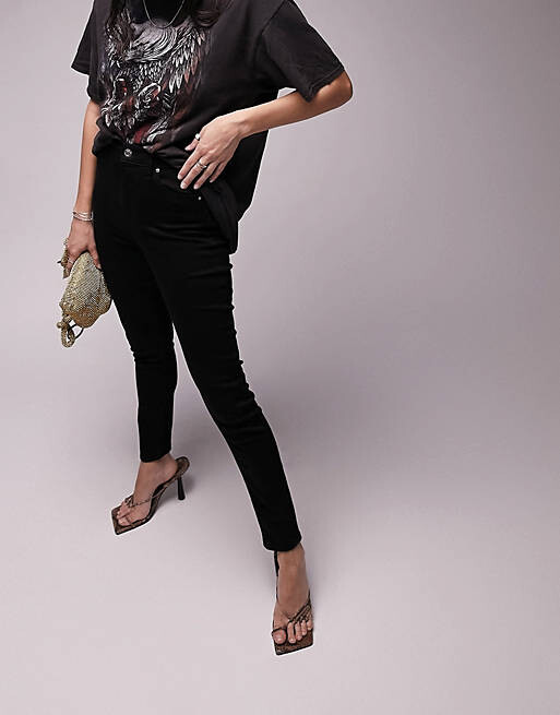 

Чёрные джинсы Topshop Jamie