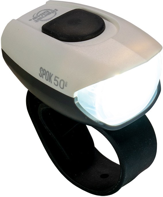 цена Передний велосипедный фонарь Spok 50 USB Planet Bike, белый