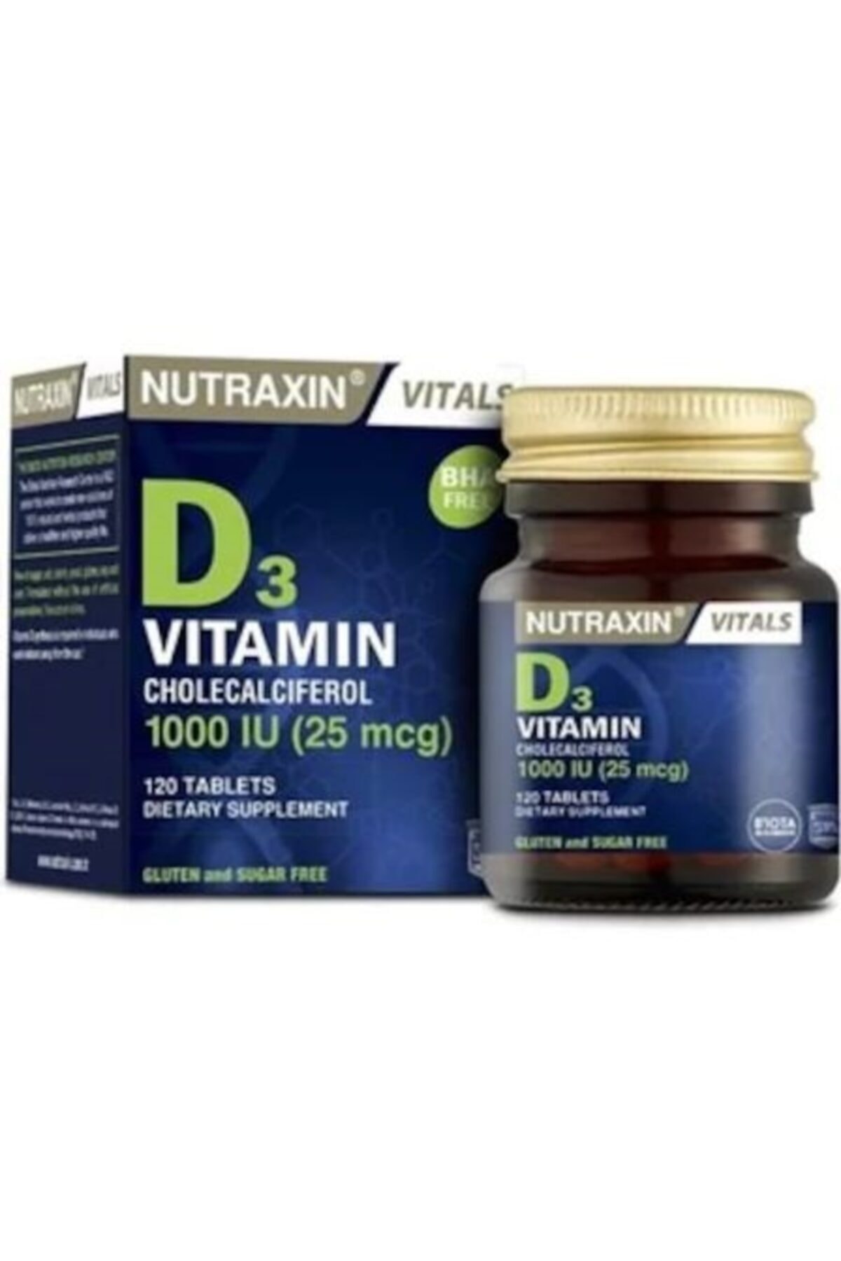 

Nutraxin D3 Vitamin 120 Tablet-D Витаминная добавка